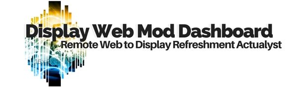 Display Web Mod Dashboard